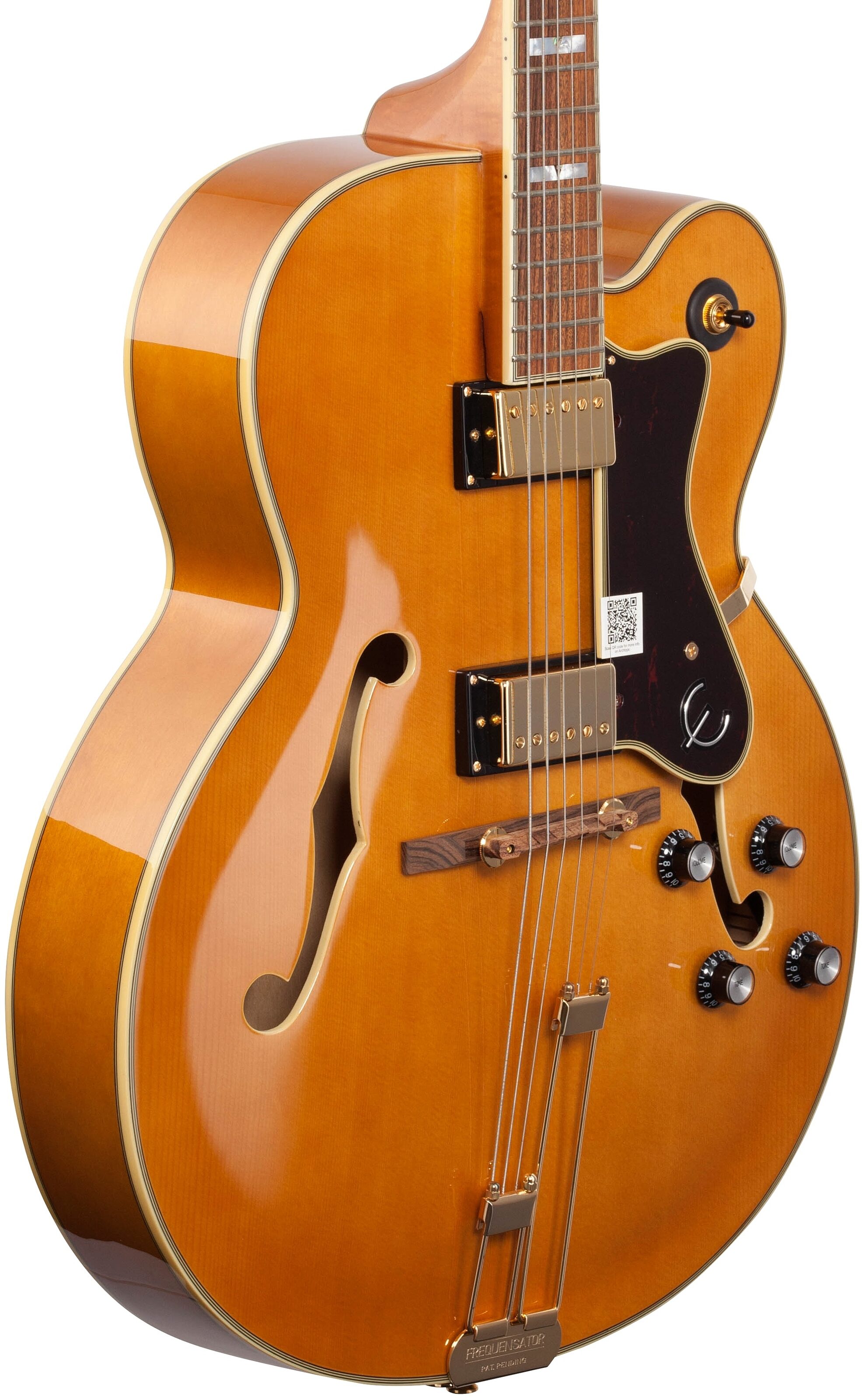 epiphone broadway hollowbody electric guitar