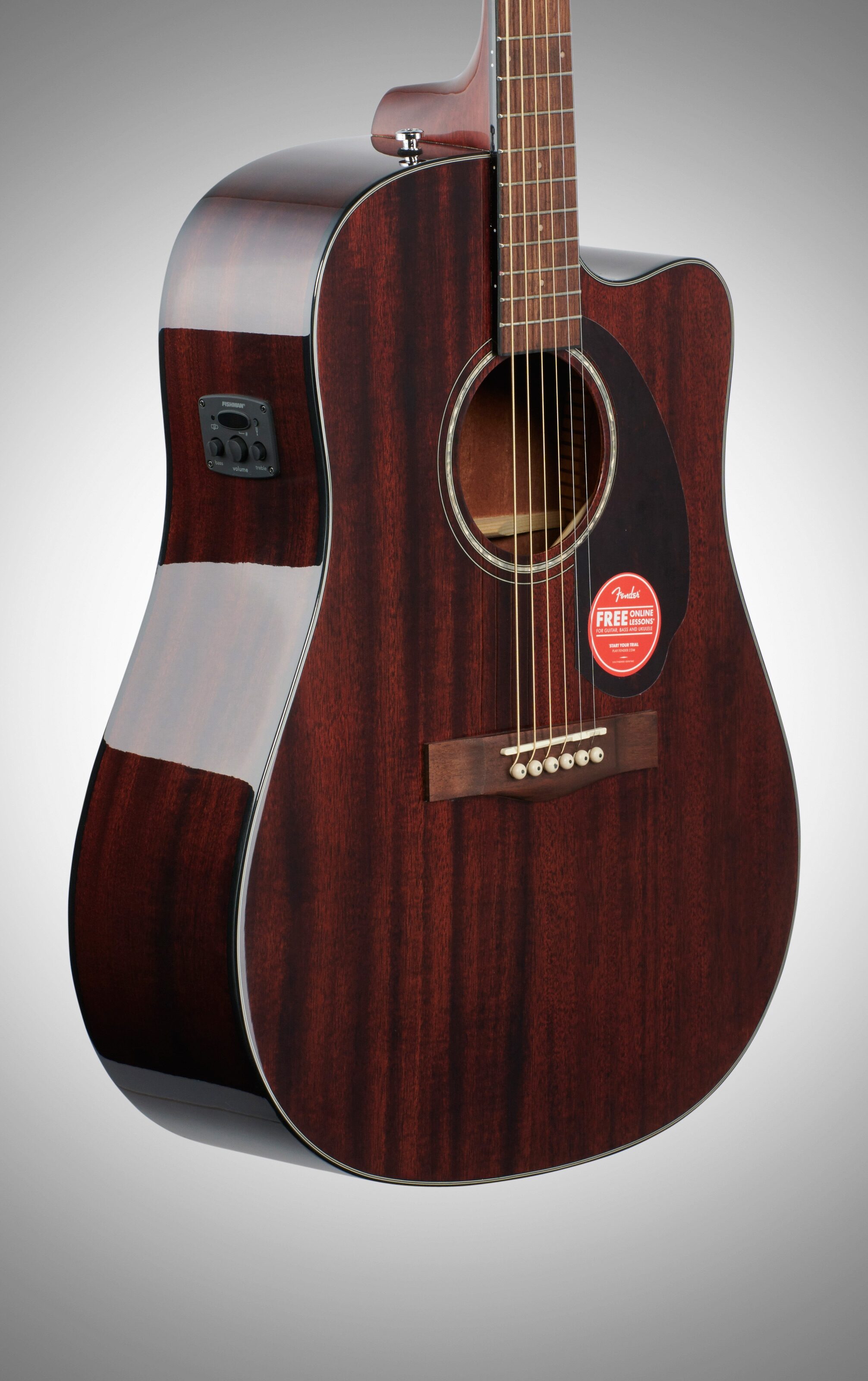 Fender CD-140SCE Dreadnought Acoustic-Electric Guitar, with Walnut ...