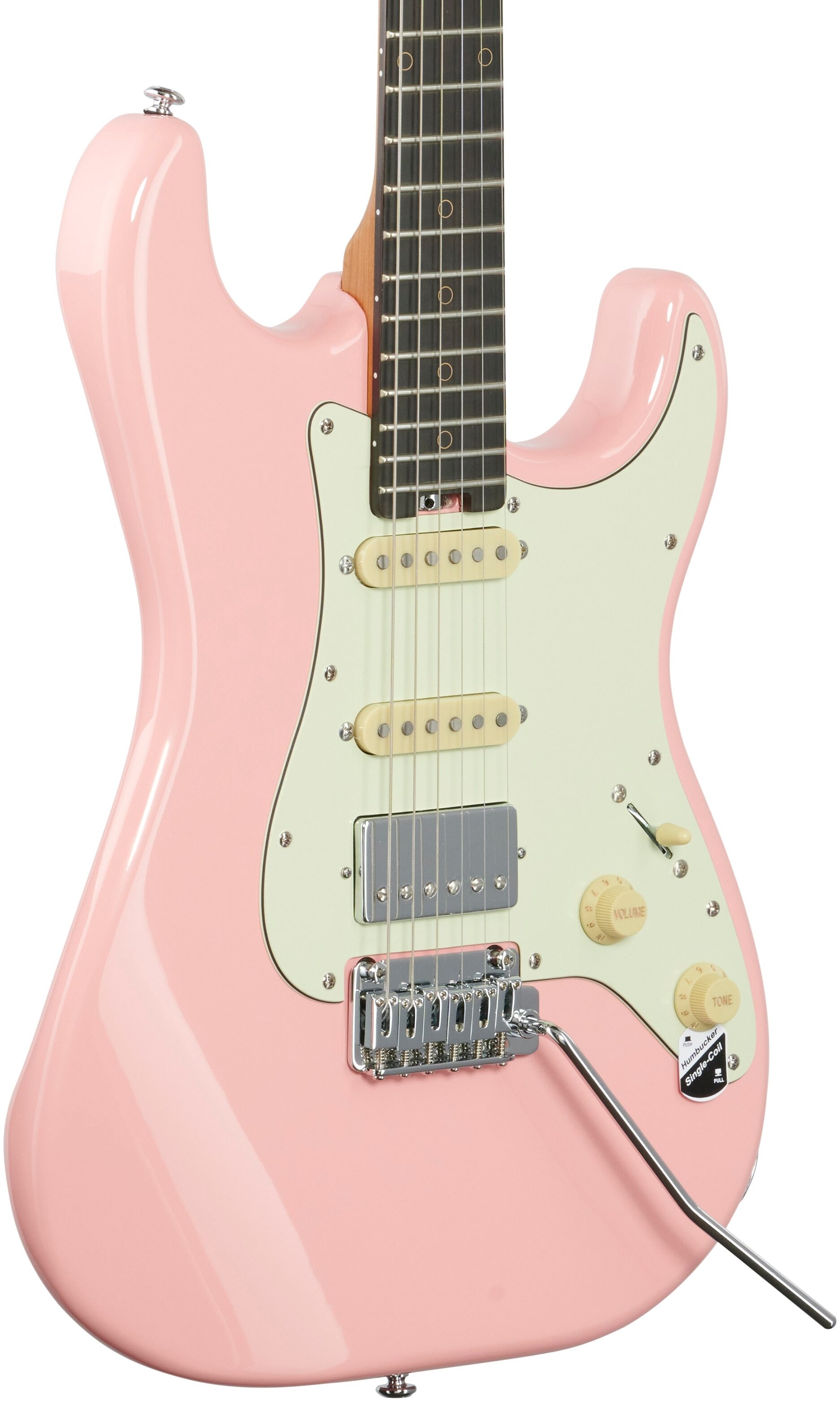 schecter nick johnston pink