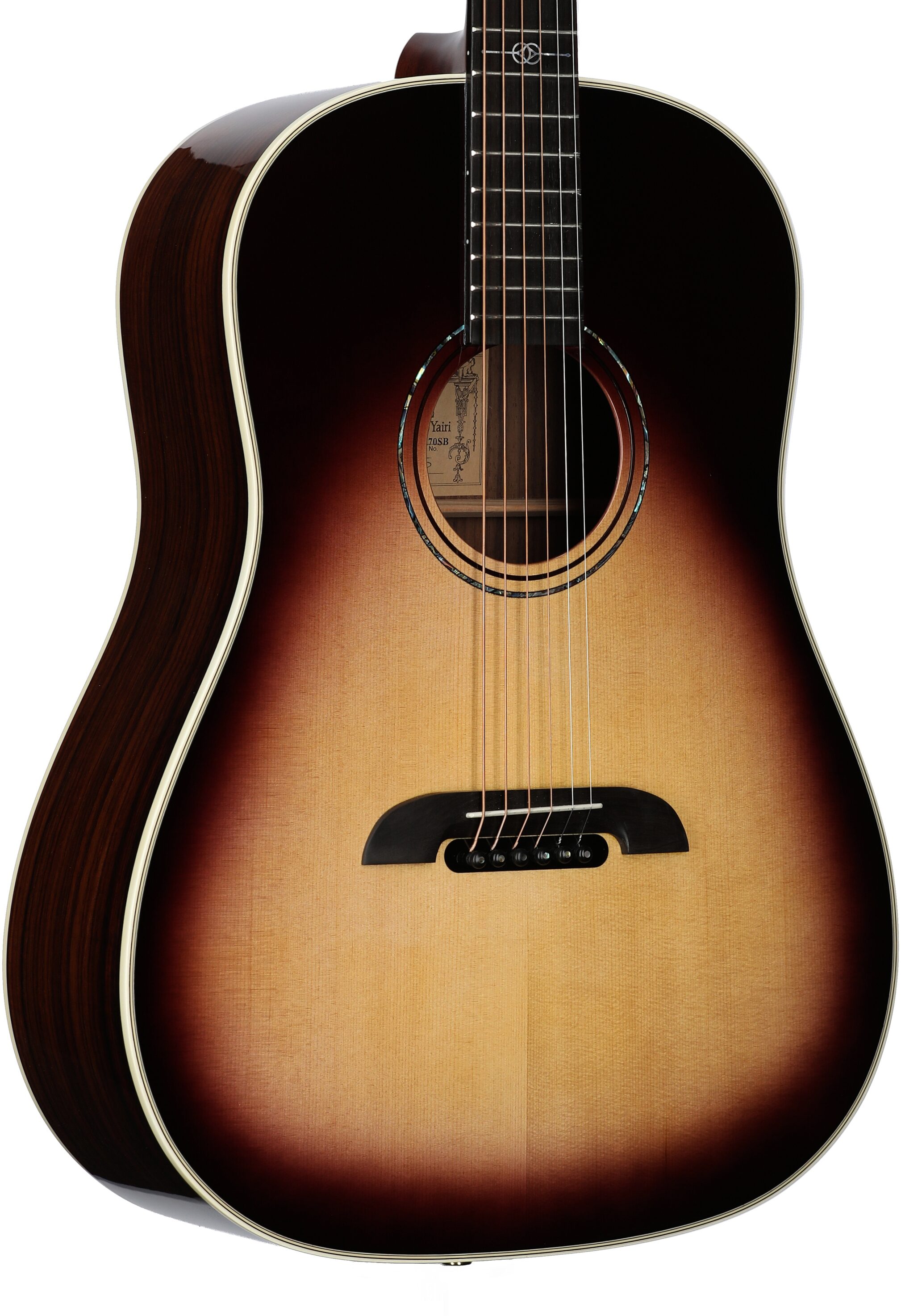 alvarez dymr70 yairi masterworks dreadnought acoustic guitar sunburst