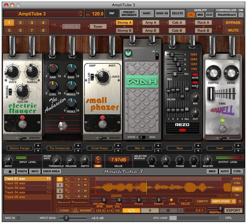 ik multimedia amplitube fender le software