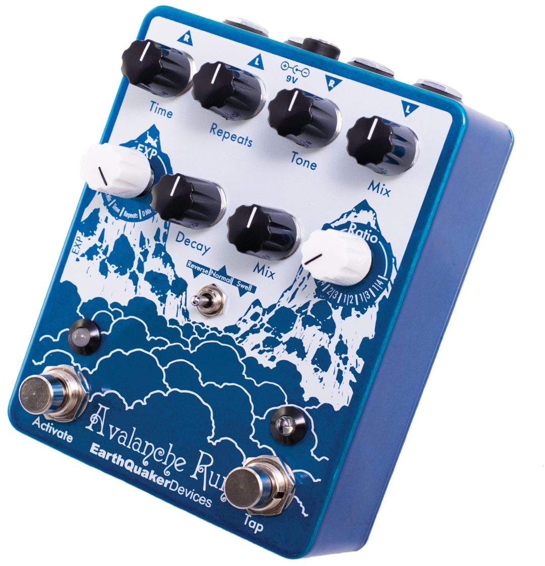 EarthQuaker Devices Avalanche Run Stereo Delay Reverb Pedal