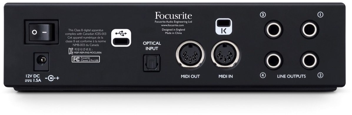 Focusrite Clarett 2Pre USB Audio Interface | zZounds
