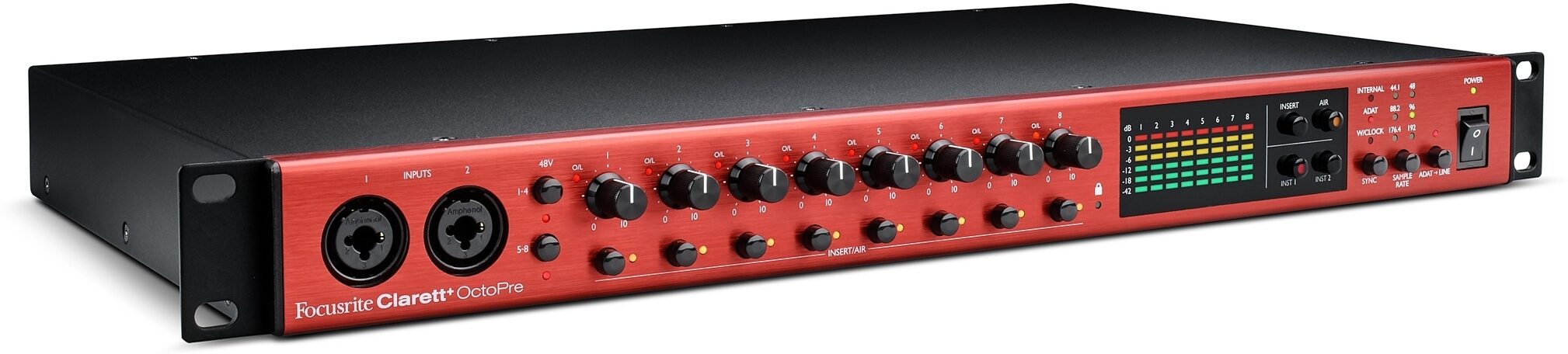 Focusrite Clarett Plus OctoPre 8-Channel Microphone Preamp