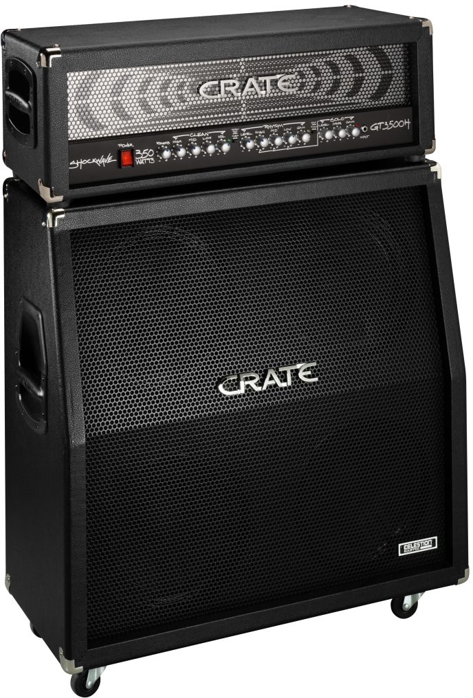 Crate Shockwave Guitar Amplifier Half Stack With Gt3500h