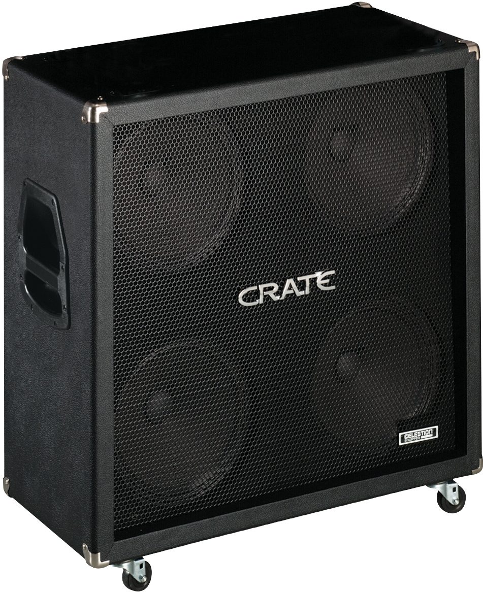 Crate Gt412st Guitar Speaker Cabinet 300 Watts 4x12 In