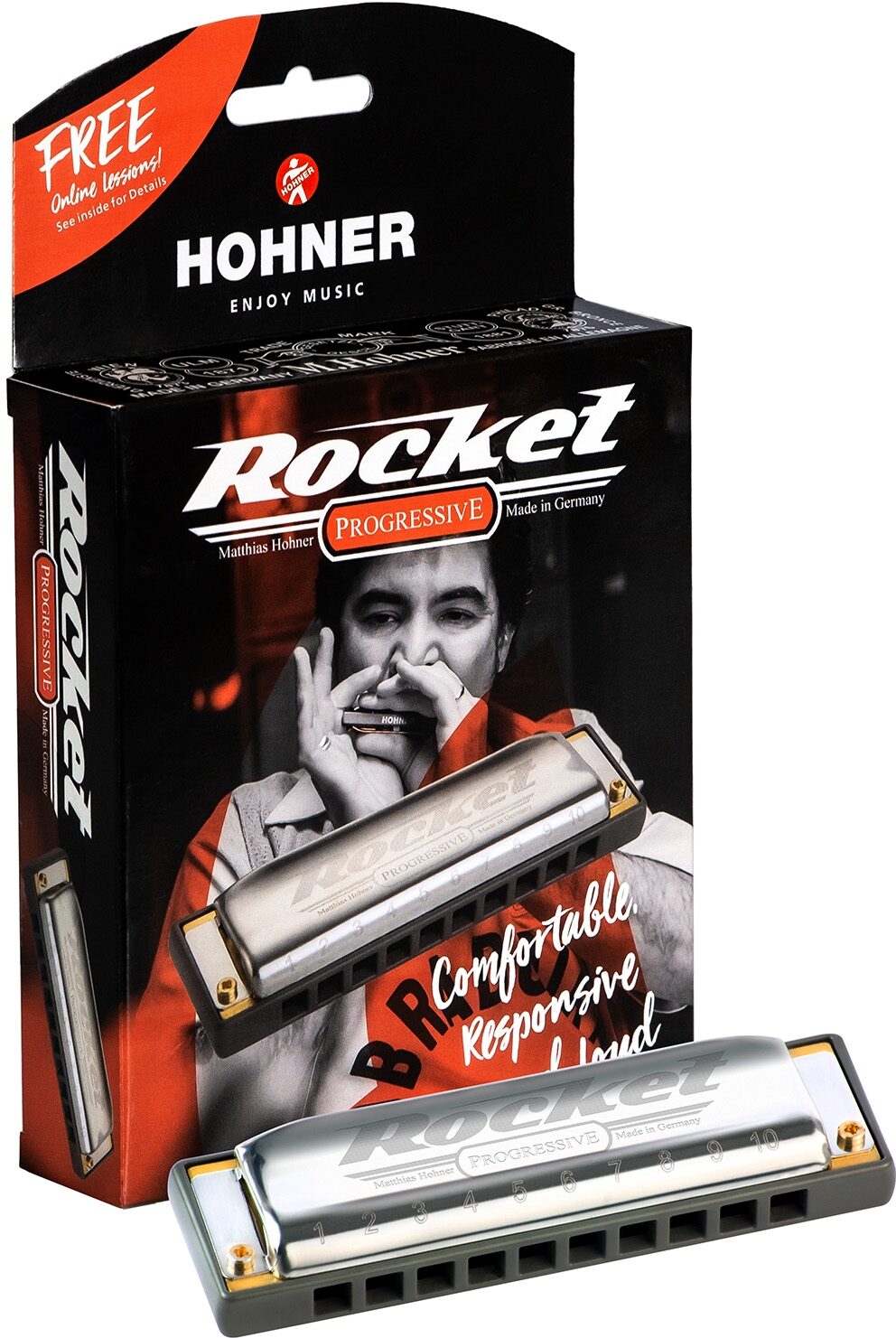 Harmonica diatonique HOHNER Hohner Rocket Do 
