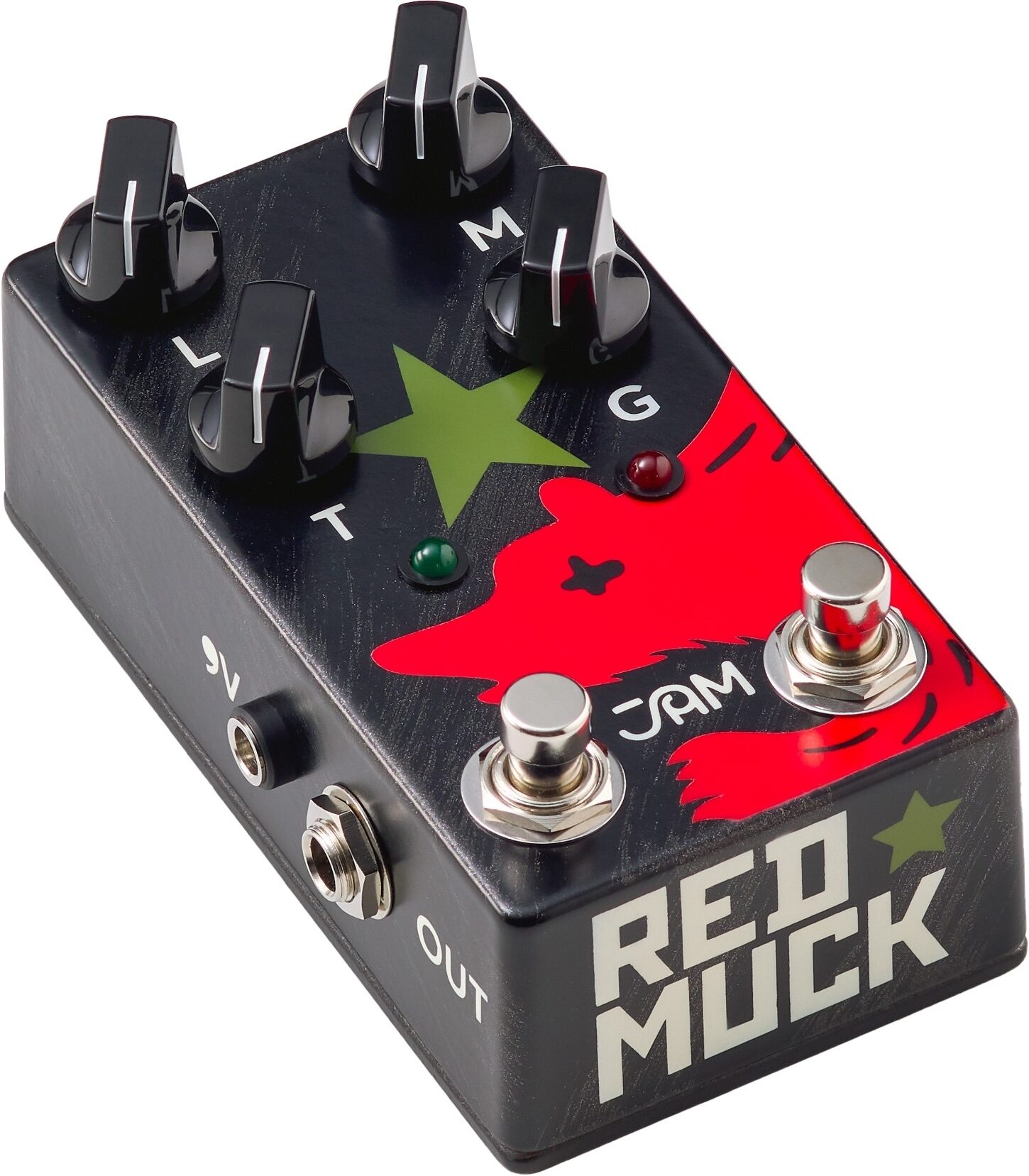 jam pedals red muck bass