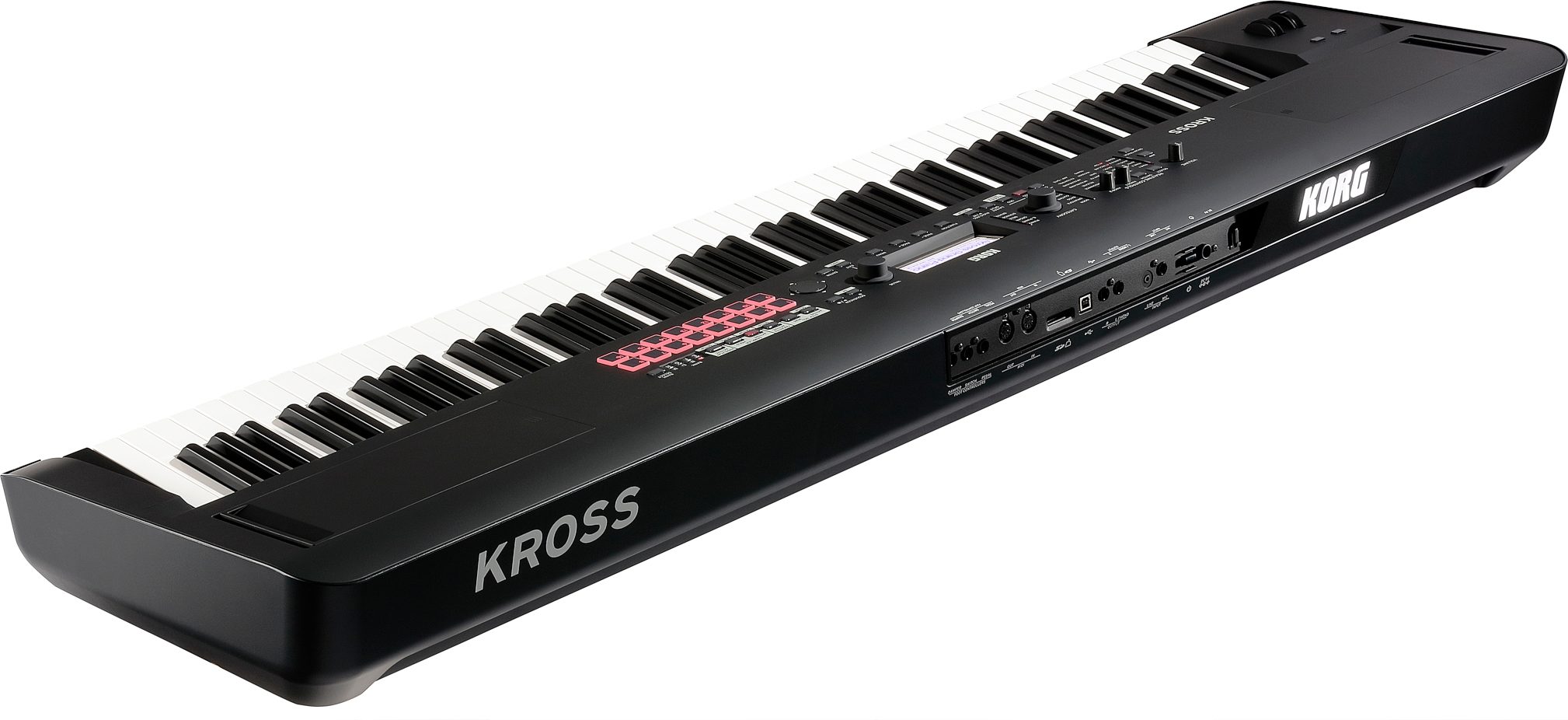 Korg Kross 2-88-MB 88-key Synthesizer Workstation Super Matte Black