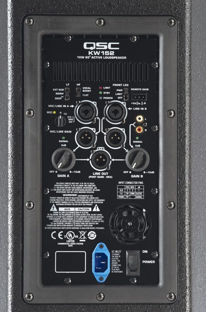 QSC KW152 2-Way Active Loudspeaker 