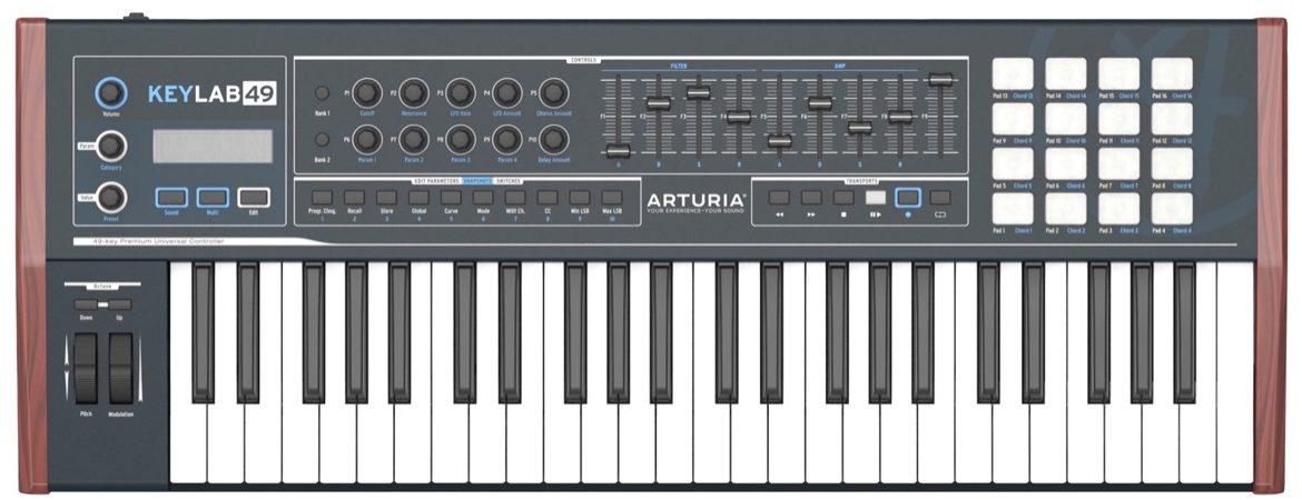 Arturia Keylab 49 Usb Midi Keyboard Controller 49 Key Zzounds