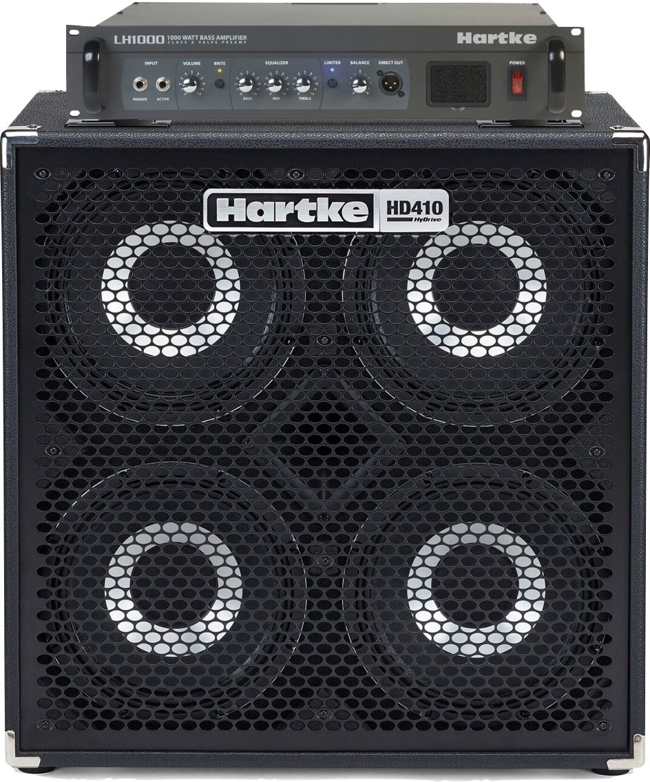 Hartke Lh1000 Bass Head With Hd410 Bass Cabinet Half Stack Pack