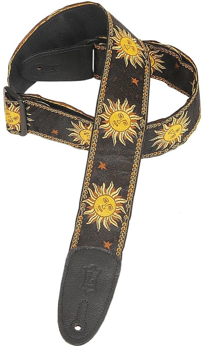 Levy's MPJG 2" Jacquard Weave Guitar Strap, Sun Design