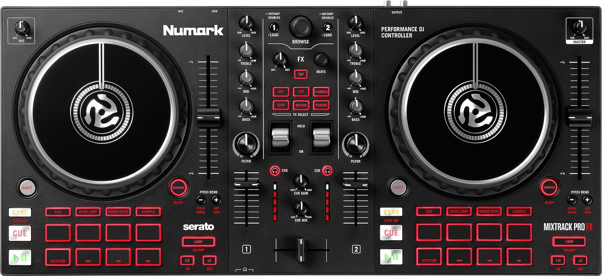 Numark Mixtrack Pro Fx Usb Dj Controller Zzounds