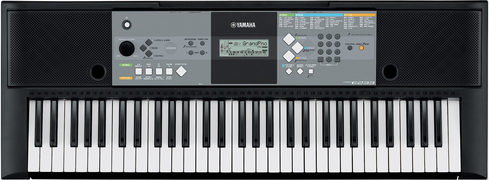 how to create styles for yamaha psr