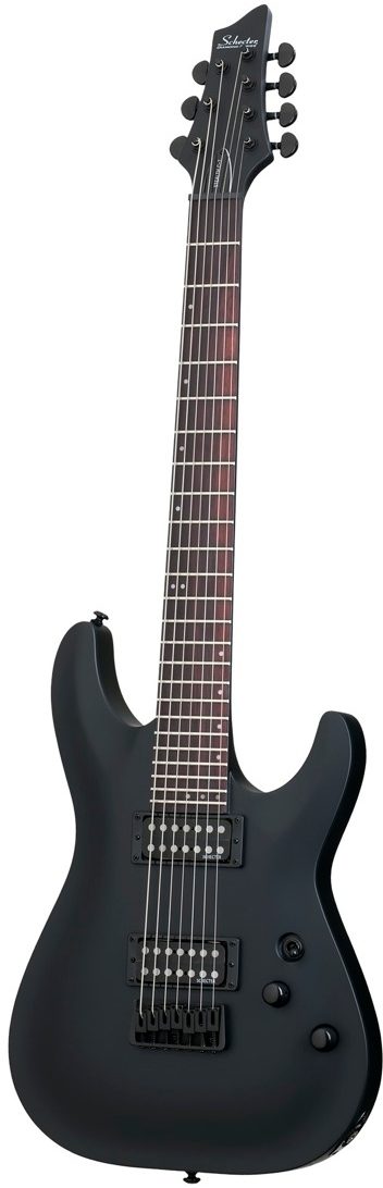 Schecter Schecter E-Gitarre Stealth C 7 Satin Black 