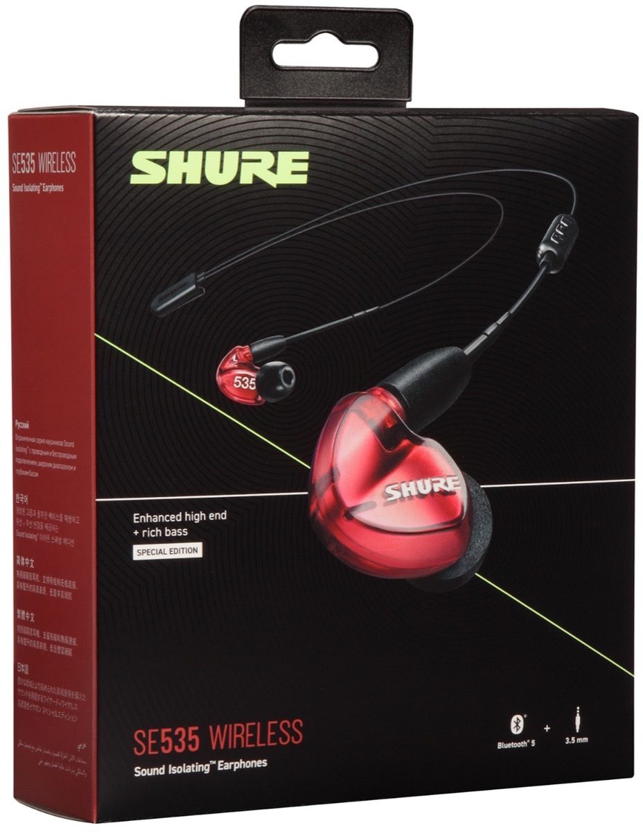 Shure SE535+BT2 Bluetooth 5 Wireless Sound Isolating Earphones