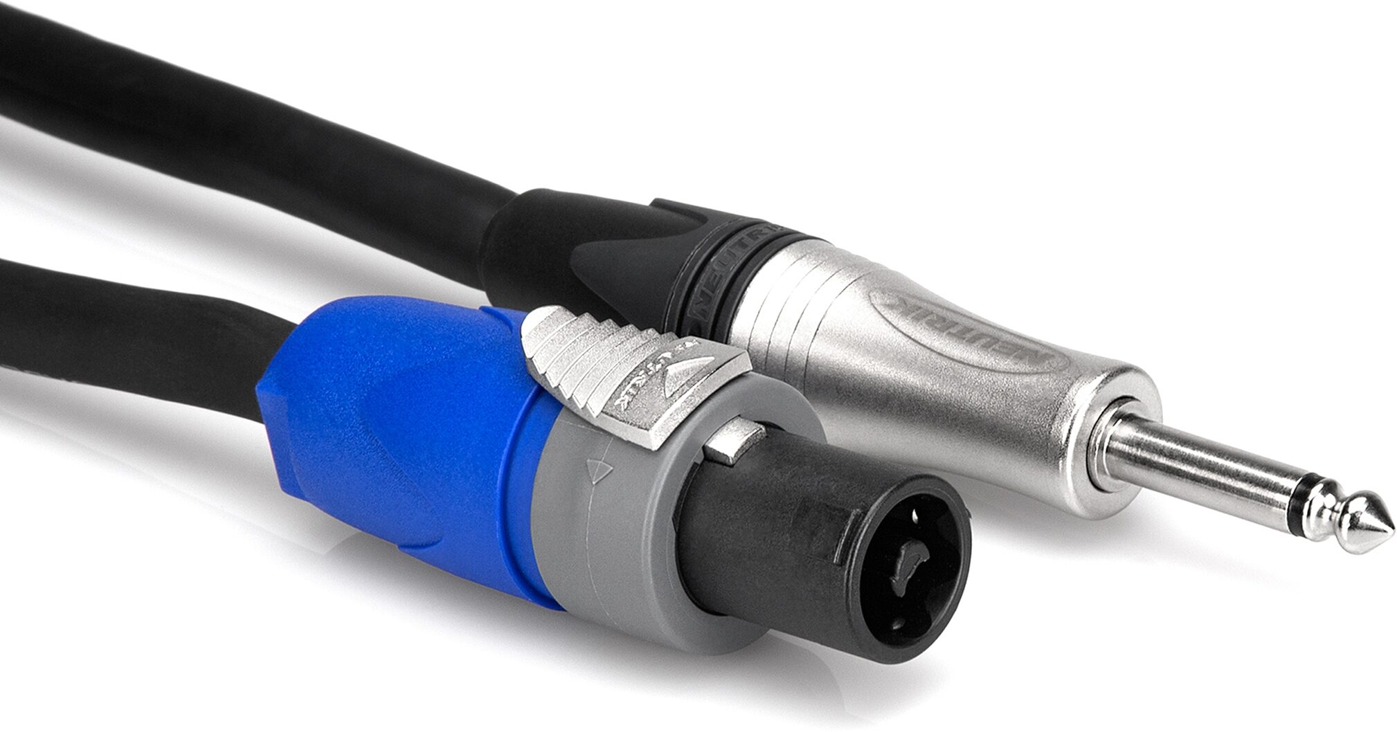 5 ft Neutrik speakON to 1/4 in TS Hosa SKT-205Q Edge Speaker Cable 