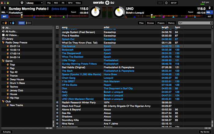 Serato scratch live setup