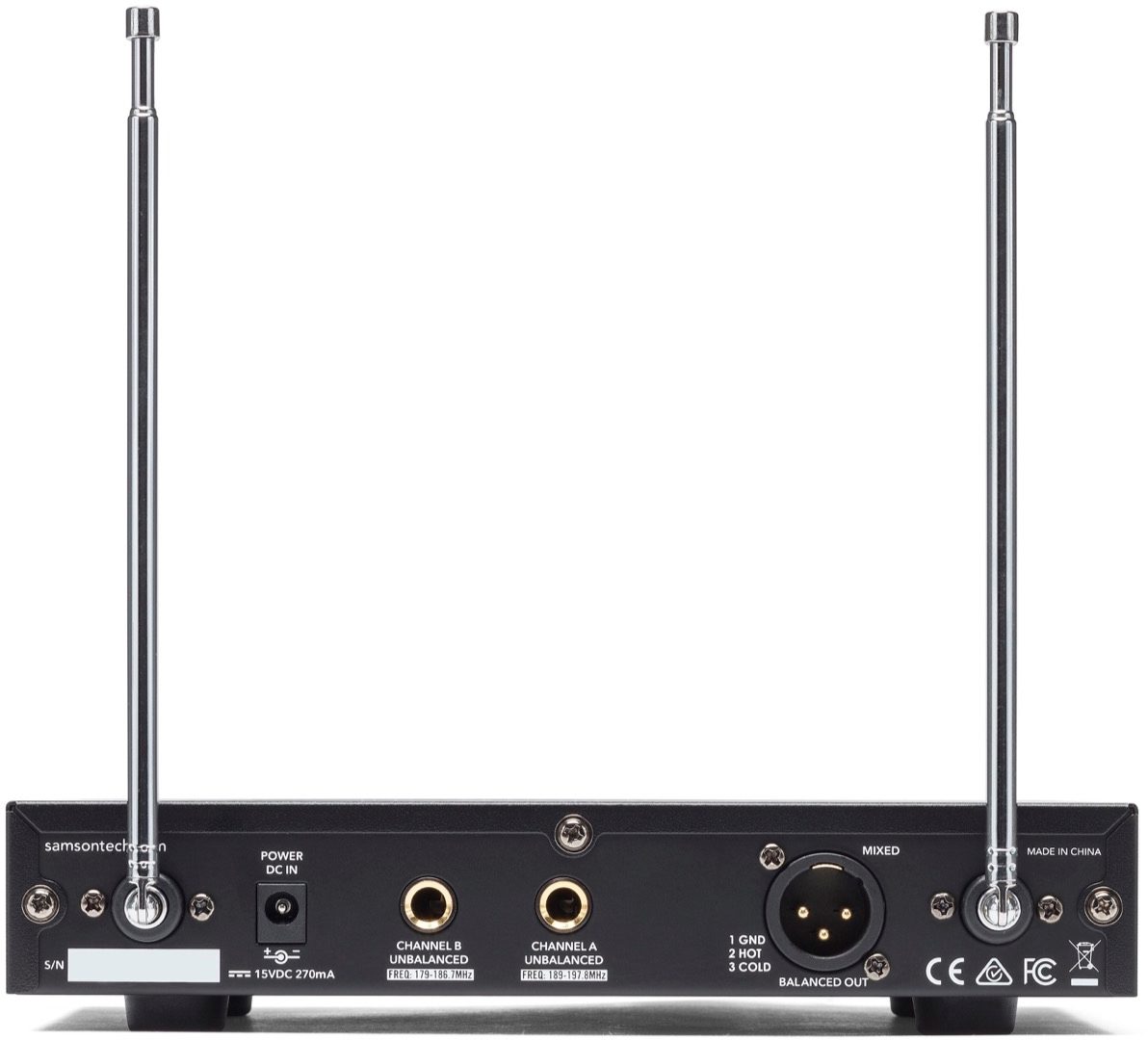 Samson Stage 212 Dual Handheld Vocal VHF Wireless System