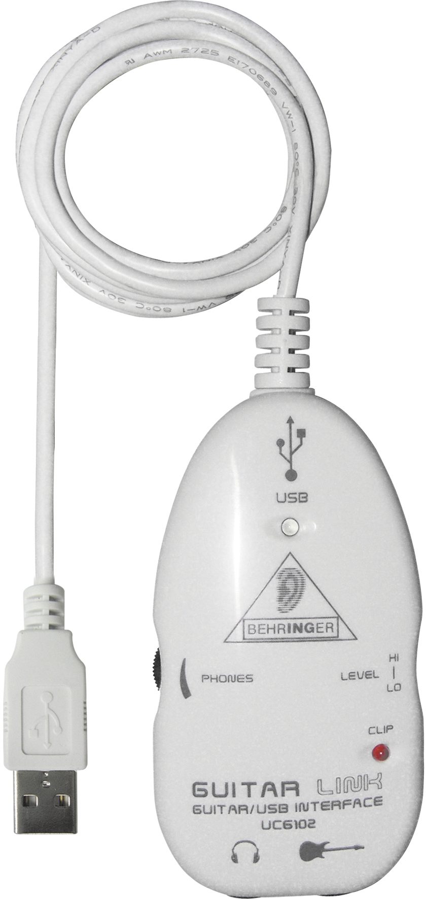 behringer usb guitar link driver