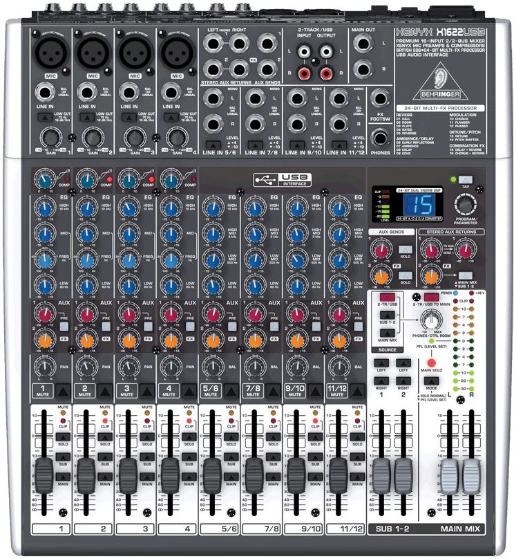 Behringer xenyx x1222usb driver