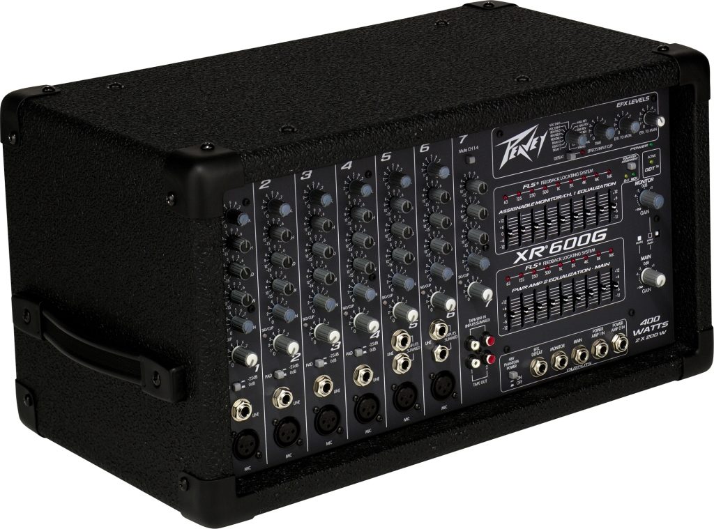 peavey xr600 mixer amp