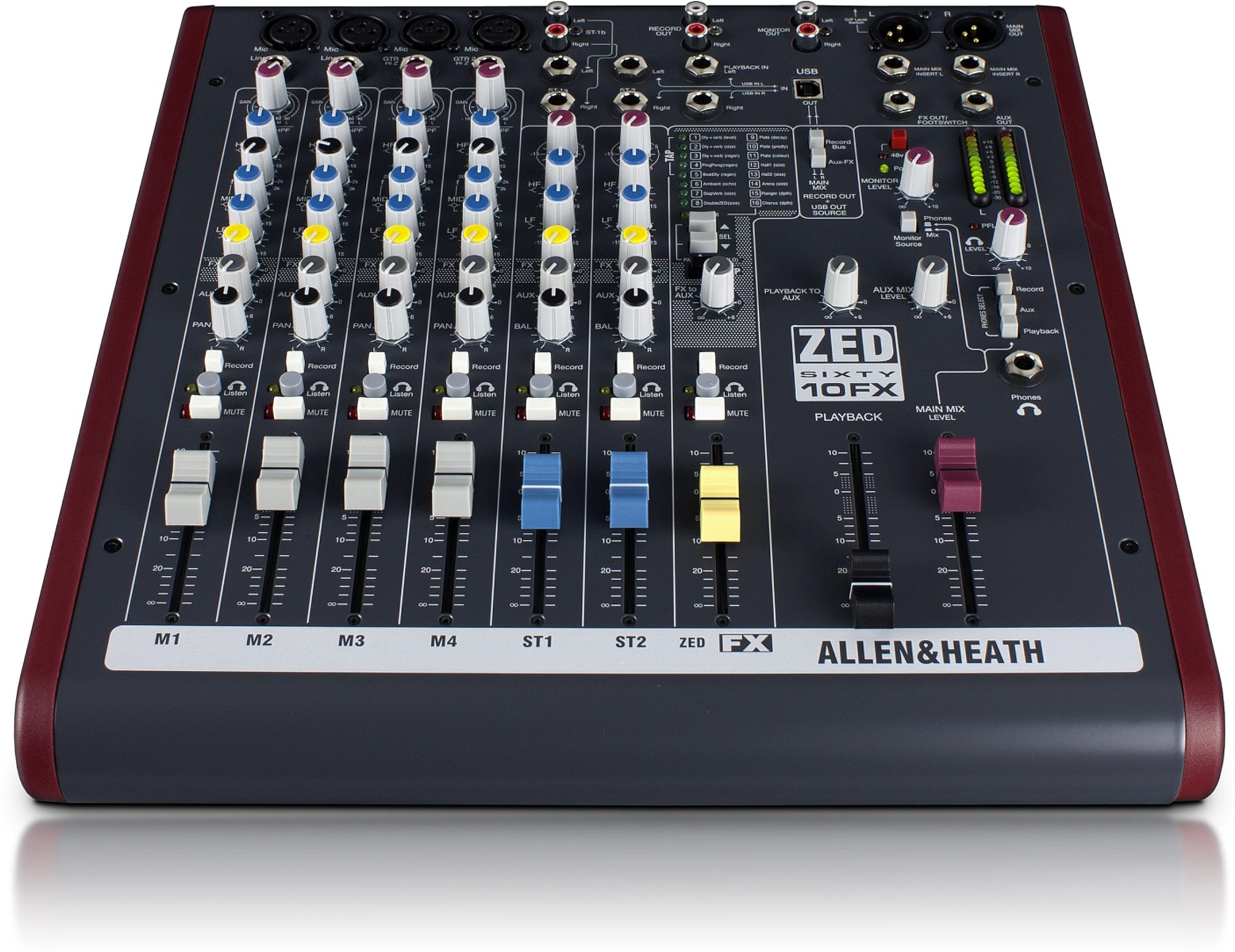 Allen & Heath ZED60-10FX 4 x mono 2 x stereo FX USB 