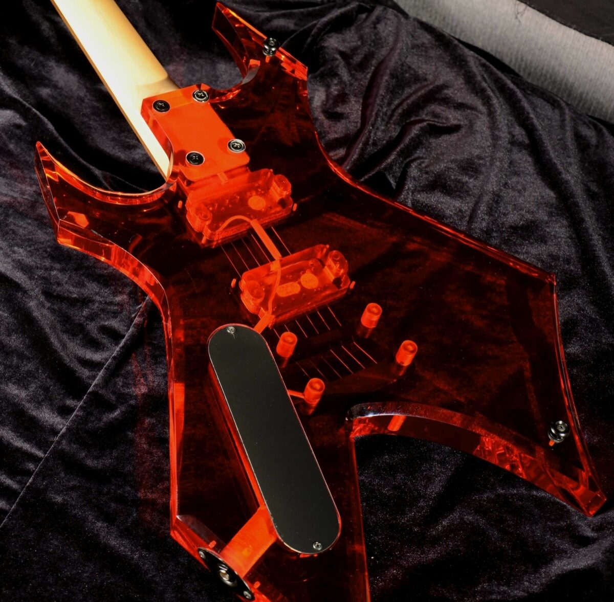 BC Rich Exclusive Acrylic Warlock Electric Guitar | ZZounds