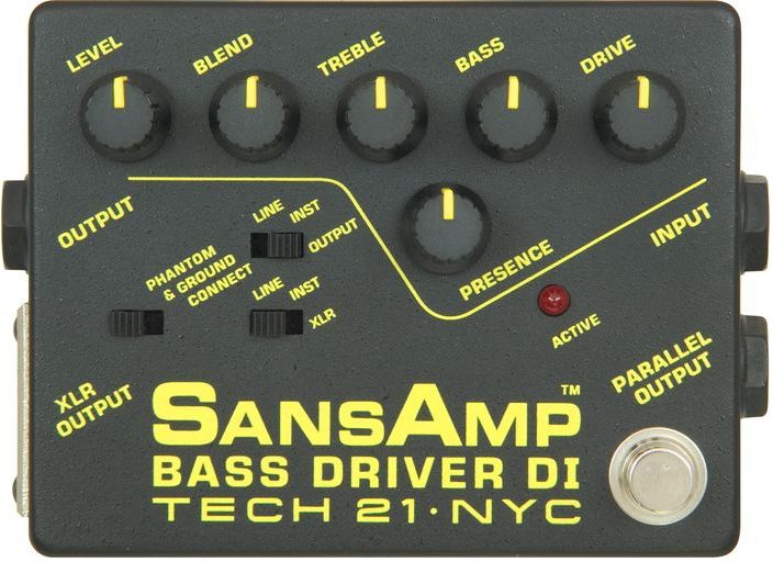 Tech 21 SansAmp Bass Driver DI Preamp | zZounds