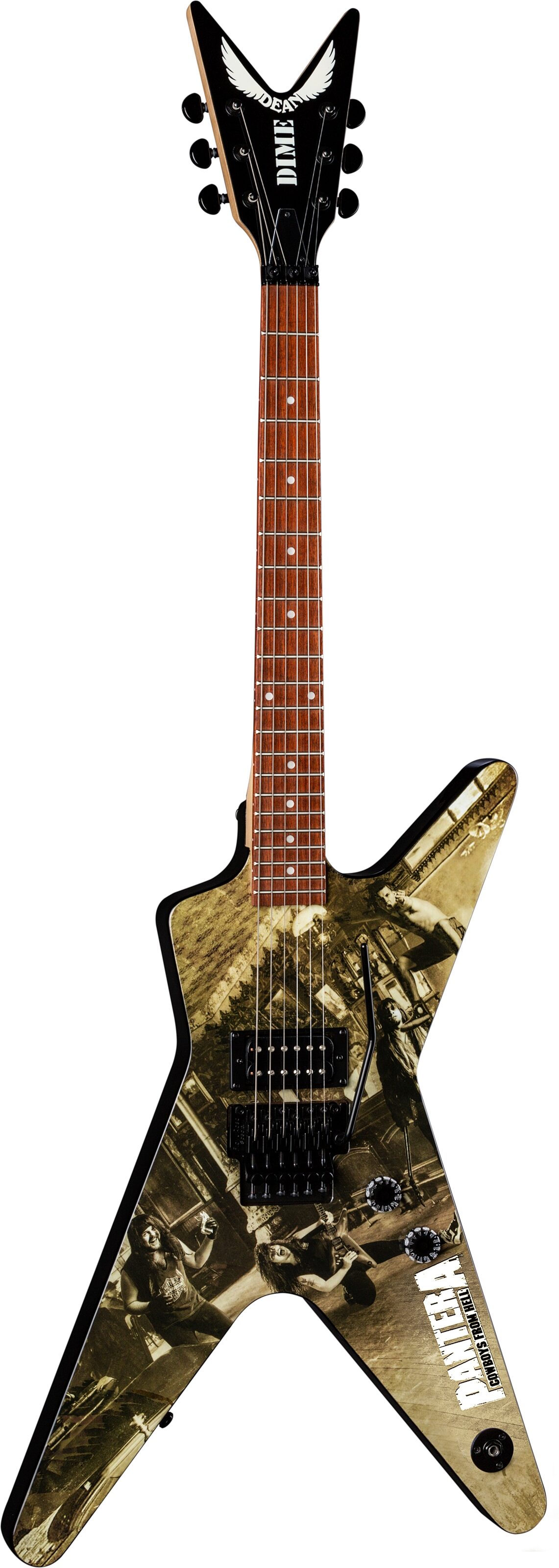 dean dimebag pantera cowboys from hell ml electric guitar