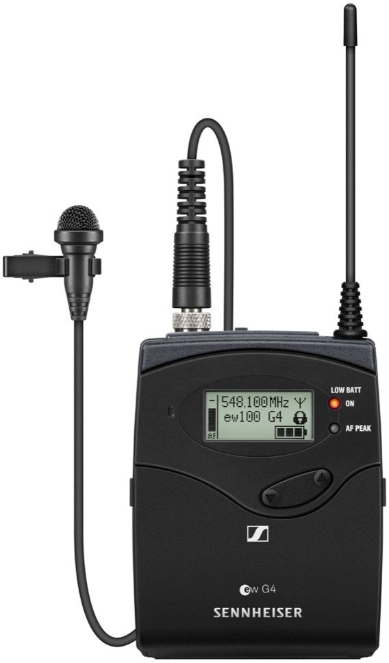 Sennheiser ew 112 P G4 Camera Lavalier Set Bundle with 4 AA NiMH 2900mAh Batteries/Charger at Clothing Clip A: 516-558 MHz SKB iSeries Waterproof Case ME 2 Lav Omni Mic Bodypack Transmitter