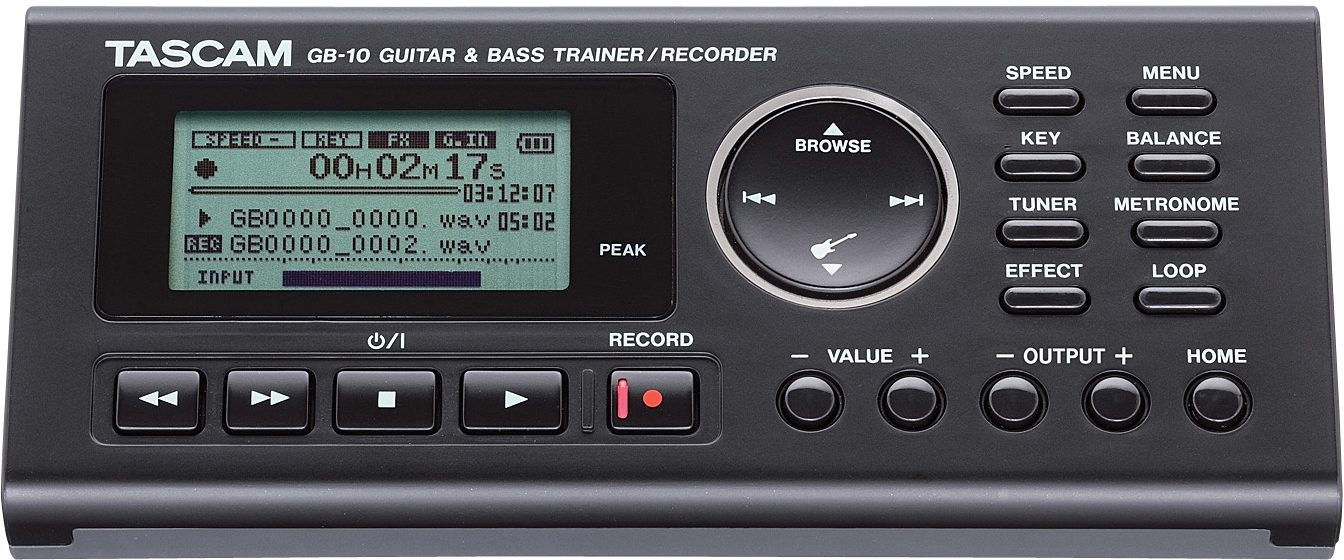TASCAM GB-10 Guitar/Bass Trainer w/Recorder | zZounds