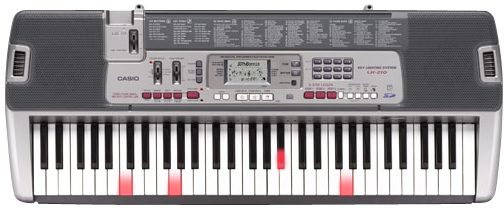 casio keyboard lk 210