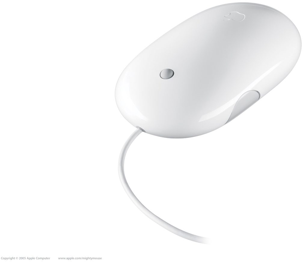 Apple Mighty Mouse Usb Optical Mouse Zzounds