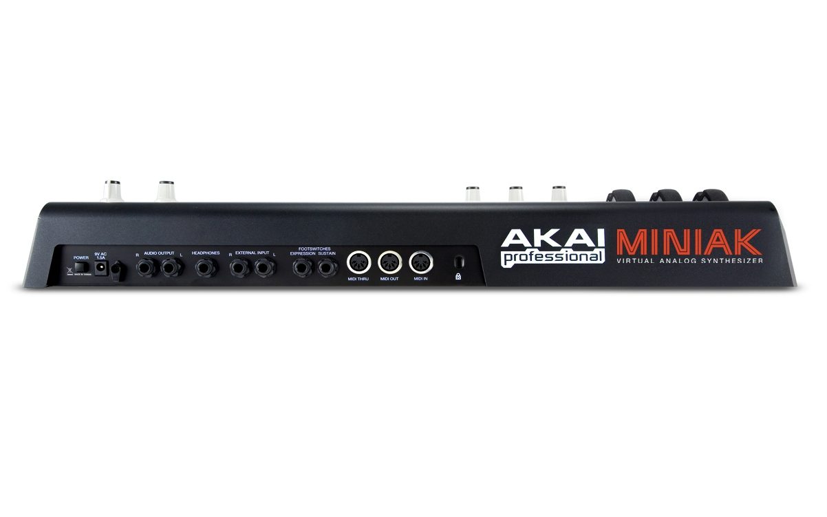 Akai Miniak Profesional 37 Teclas Sintetizador Teclado Bag Adaptador de CA B-Rank Usado 