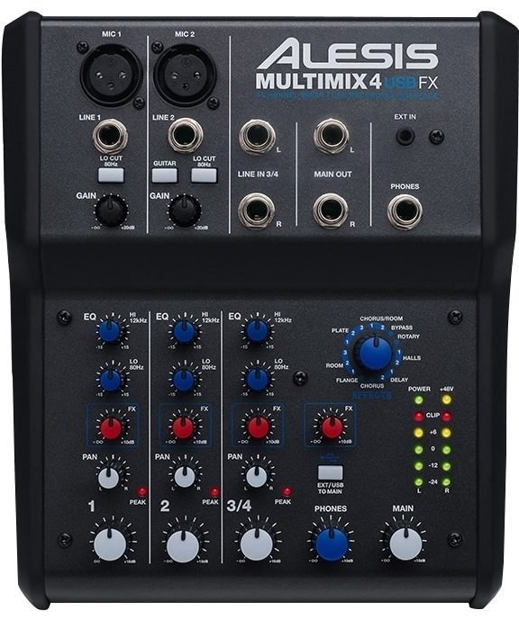 alesis multimix 4 usb fx remove reverb