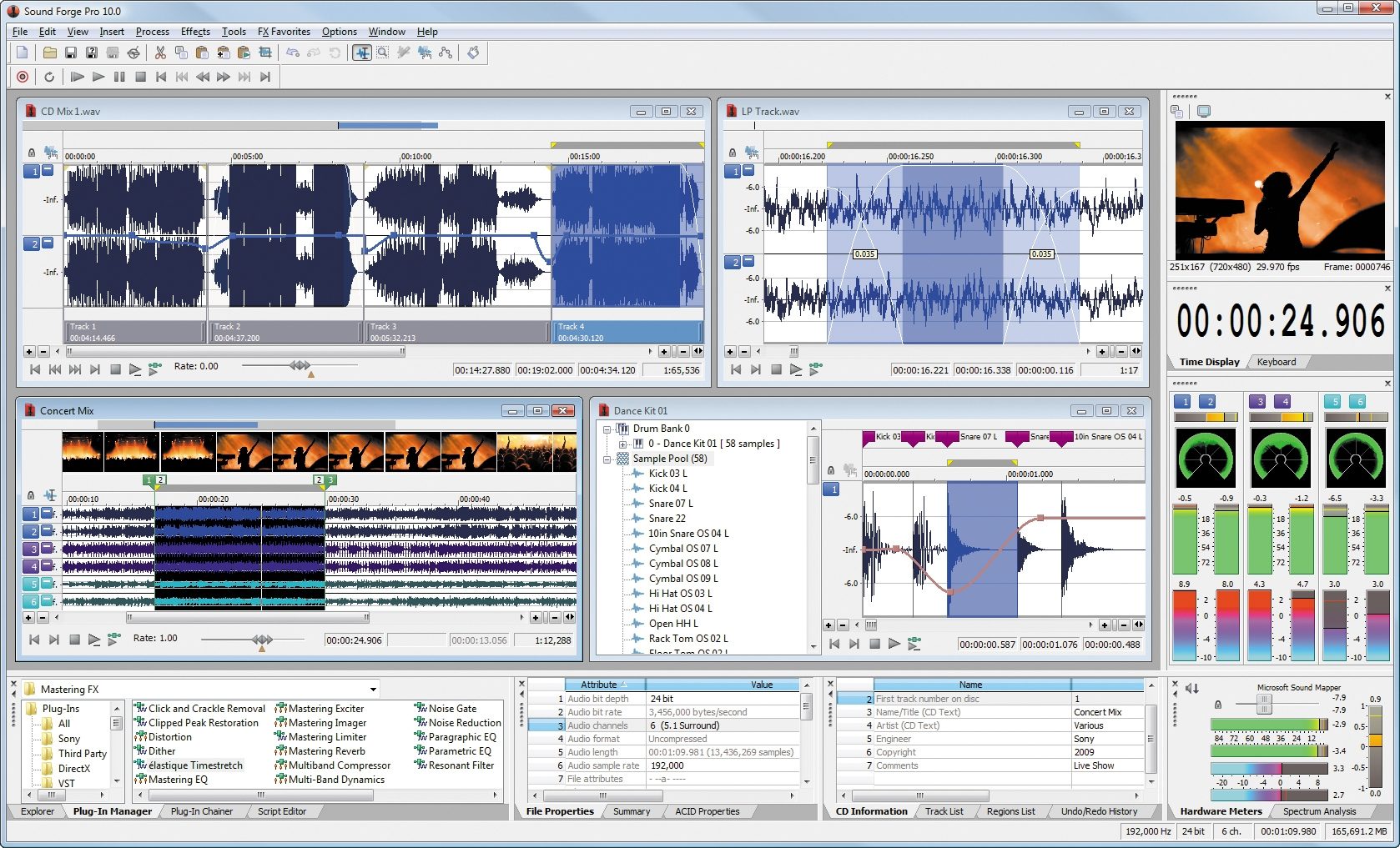 sony sound forge 9 channel converter