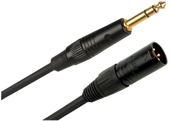 Hosa Technology Balanced 1 4 Trs Male To 3 Pin Xlr Male Audio Cable 100