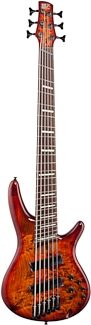 Ibanez SRMS806 Bass Workshop Multi-Scale Electric Bass, 6-String