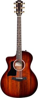 Taylor 224ce Deluxe Grand Auditorium Koa Acoustic-Electric Guitar, Left-Handed (with Case)