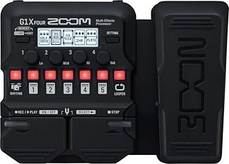 Zoom G1X FOUR Multi-Effects Guitar Pedal