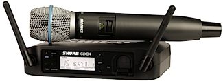 Shure GLXD24/B87A Digital Handheld Wireless Beta87A Microphone System