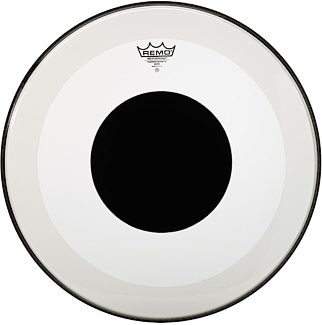 Remo Powerstroke 3 Clear Black Dot Bass Drumhead