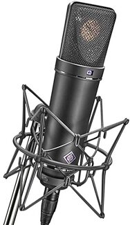 Neumann U87Ai Large-Diaphragm Condenser Microphone with Shock Mount, Case and Cable