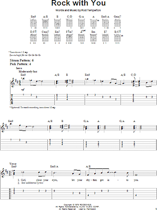 Rock With You - Easy Guitar with TAB | zZounds