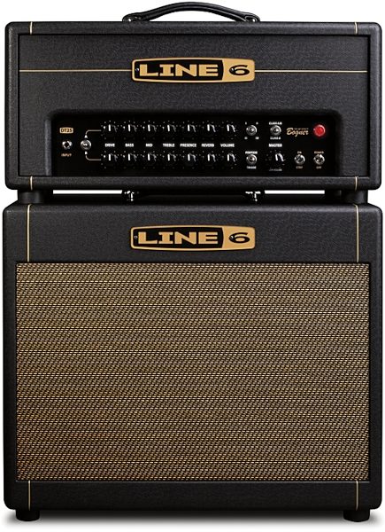 Line 6 Dt25 Guitar Amplifier Half Stack With Dt25 Head And Cabinet