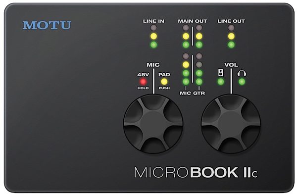 Motu Microbook Iic Usb Audio Interface Zzounds