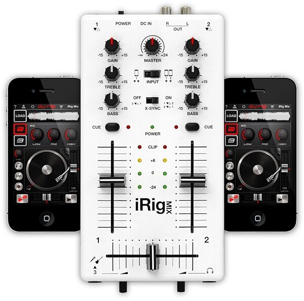 IK Multimedia iRig Mix Mixer for iDevices, In Use with iPhones