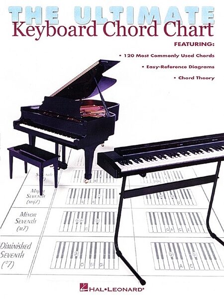 Hal Leonard The Ultimate Keyboard Chord Chart Book, New, Main